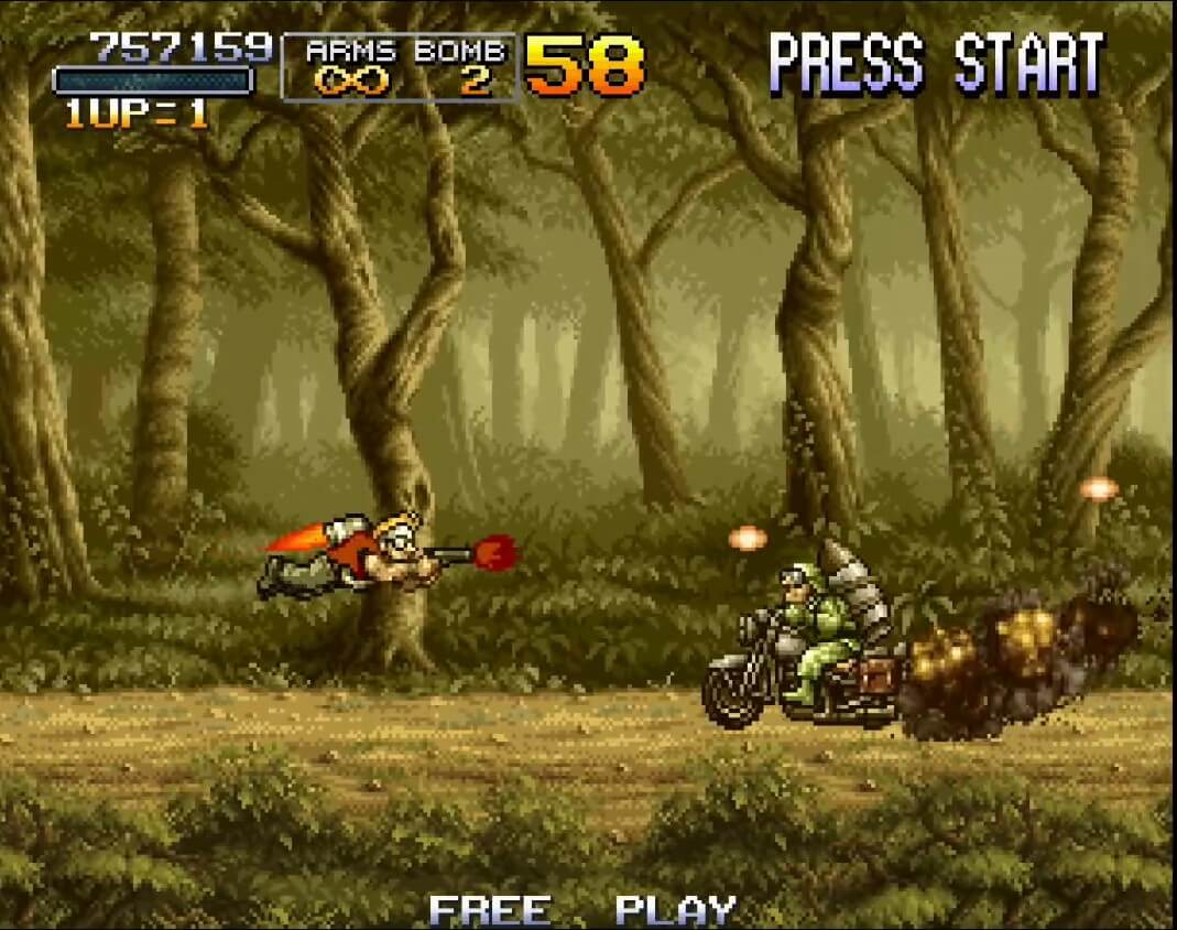 Metal Slug 3 - геймплей игры Arcade